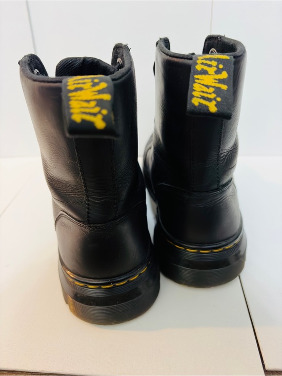 Dr.  Marten’s Black Smooth Leather Men’s Combat Boots Size 8 main image 5